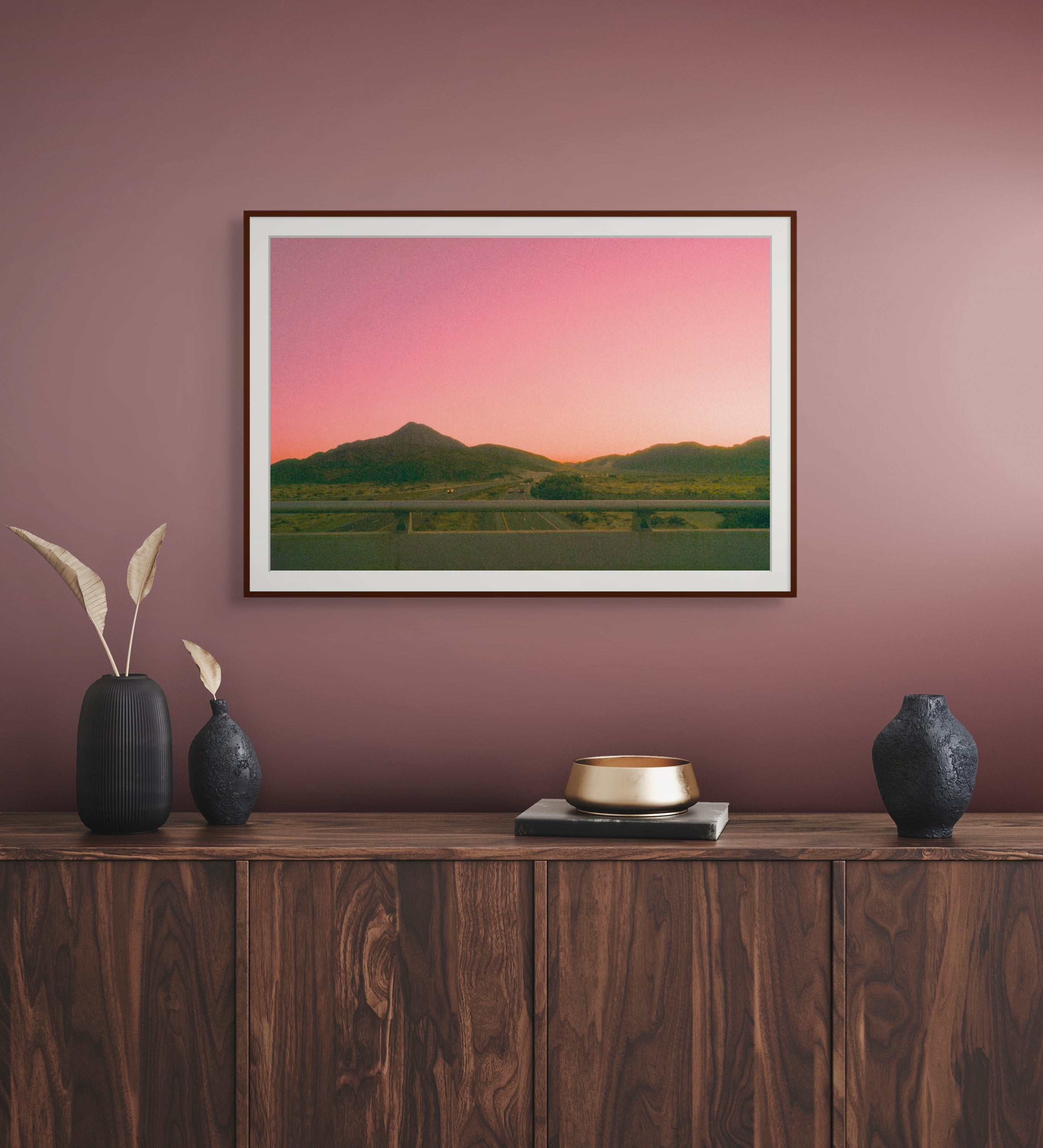 Sunset on the Highway | Baker, CA | Sept. 2019